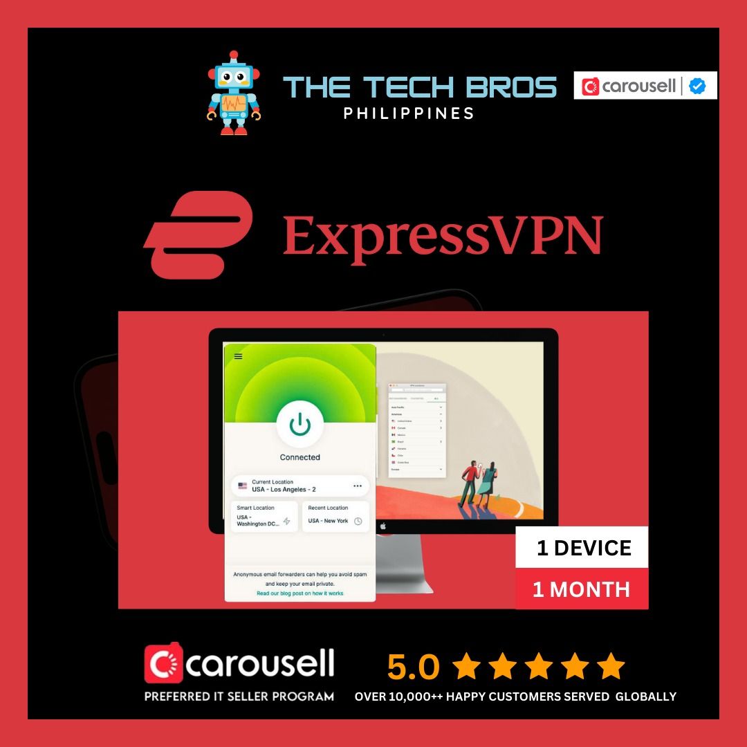 ⭐ExpressVPN - Code Redemption Gift Cards⭐️[Thetechbroph] (Category: Game Gift Cards & Accounts) located in Manila. Submitted by thegamebroph (Listing ID 1410452194, Image 2). Description: 🔥 PRODUCT DESCRIPTION🔥 ✅ 100% Authentic Purchased from ExpressVPN itself! ✅ 100% No banned as it is Authentic and Original ✅ Activate on Own Account! ✅ Global Activation ✅ Not required to change any info, one-time payment and no hidden fees! ✅ Warranty and Aft