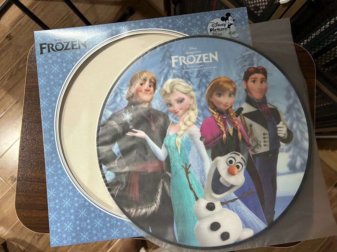 Frozen Picture Disc Vinyl Record (Category: Vinyls) located in Leyte. Submitted by bharbwire (Listing ID 1410544243, Image 2). Description: played maybe once or twice .