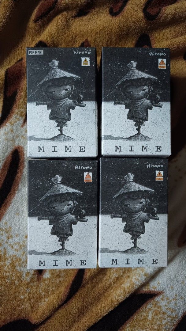 POP MART Hirono Mime (Category: Designer & Blind Box Toys) located in Caloocan City. Submitted by rogeshop (Listing ID 1410530773, Image 1). Description: Sealed foil, only opened to see inside Guardian - 500 (2 Available) Unspoken - 500 Fool - 500 Location: North Caloocan MOP: Gcash Available for same day delivery or LBC COP.