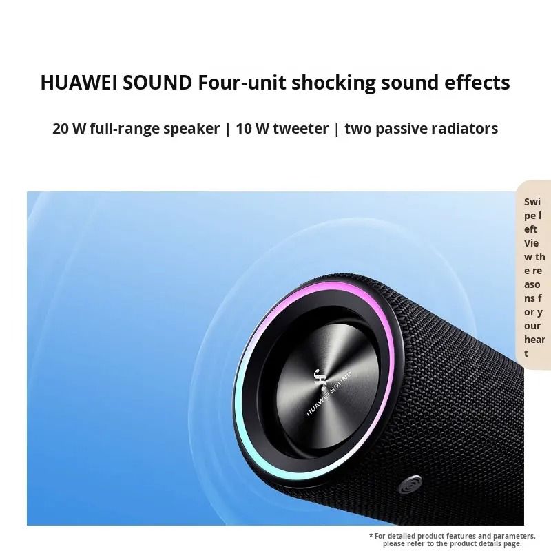 Huawei Sound Joy 2 Bluetooth Speaker (Category: Soundbars, Speakers & Amplifiers) located in San Pablo. Submitted by anneviiee0007 (Listing ID 1410397329, Image 2). Description: PRE ORDER!!!‼️‼️📣📣📣 Huawei Sound Joy Portable Outdoor Smart Speaker with Memory Card & Audio Player No Built-in Mic & APP Support Features: ✅ Excellent texture ✅ strong Battery Life ✅ 4 unit shocking sound effect 1 ✅ 20W full range speaker ✅ Symmetrical passive radiato