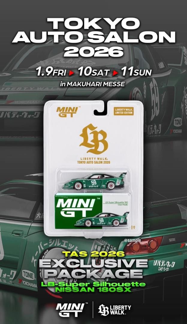 MiniGT x LBWK release for Tokyo Auto Salon 2026 Special LB-Super ...