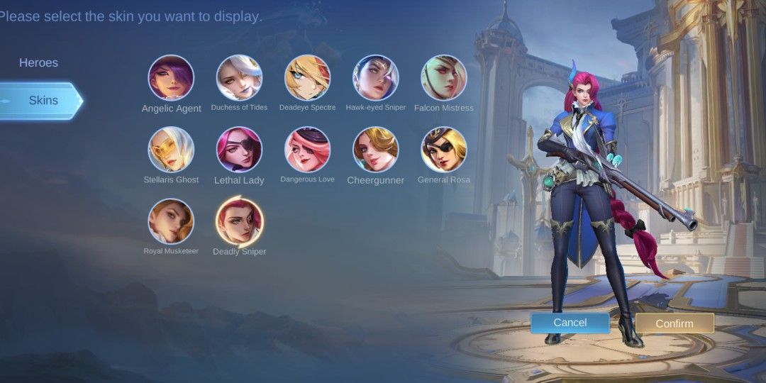 Mobile Legends Account (Complete Lesley skin) (Category: Others) located in Santa Ignacia. Submitted by sinnamonrollgian (Listing ID 1410515163, Image 3). Description: RUSH SALE (previous price: 10k) Reason for selling- quit ml. -newly created google account Bigay ko nalang Yung mismong google account if sure buyer. -mega collector 3 (511 skins) -all Lesley skins complete Kung Lesley main ka Kunin mo na po tong account na to. Kumpleto lahat Prefe