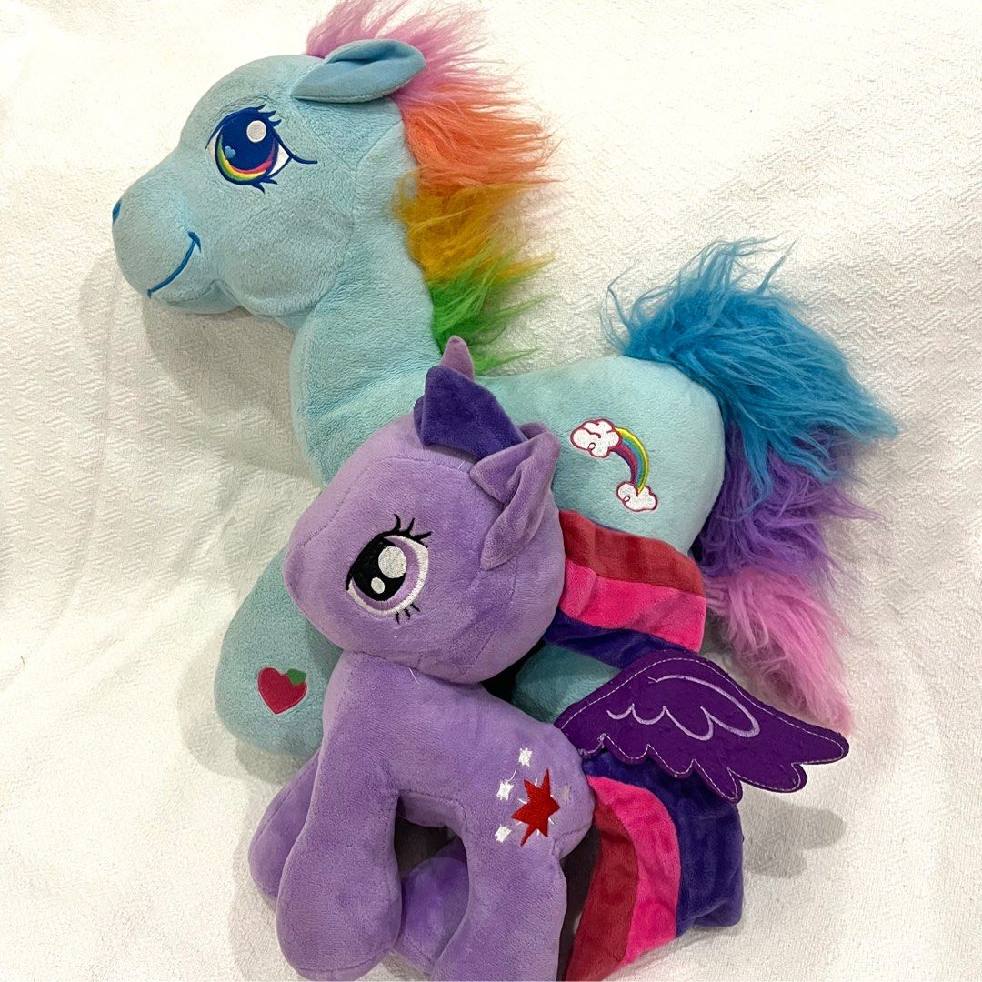 My Little Pony Combo 2 Pcs Plushies Soft Toys Cute Baby Kids Children ...
