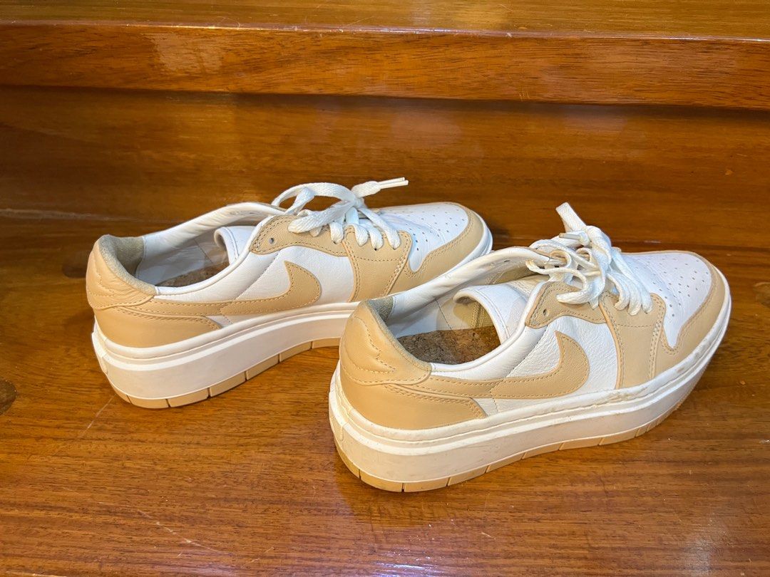 NIKE Air Jordan 1 Elevate Low - White/Onyx (Category: Sneakers) located in Makati City. Submitted by _gaby_ (Listing ID 1410529529, Image 3). Description: - Nike Air Jordan 1 Elevate Low - Color: White/White Onyx - Size: Womens US 8.5 - No box, No tags, No extra shoelaces - RFS: Decluttering - Open for negotiation.