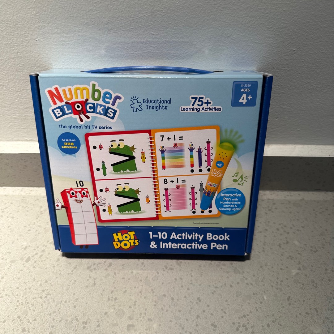 Numberblocks 1-10 activity book & interactive pen set, Hobbies & Toys ...
