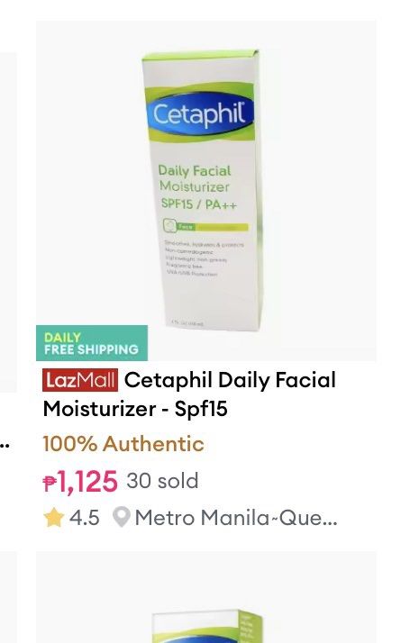 ORIG ORIG!! Cethaphile moisturizer♥️ (Category: Face Care) located in Bacolod City. Submitted by chuchaystuffs (Listing ID 1410429431, Image 1). Description: Almost 1300 orig price now for only 900 po orig orig brand new ! Limited stocks avail only .. EXP year 2029.