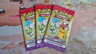 Pokémon Match Battle McDonalds Promo Booster Pack – 2023, Factory Sealed, 4 Cards, Pikachu