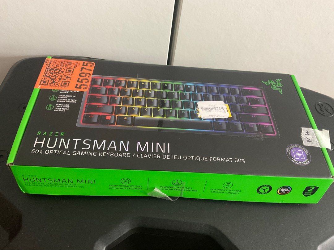 Razer Huntsman Mini (Category: Computer Keyboard) located in Manila. Submitted by 2025.gadgetspot (Listing ID 1410399358, Image 1). Description: LFB/FS: RAZER HUNTSMAN MINI 60% selling for: 4k Authentic from RAZER US - UNSEALED BUT NEVER BEEN USED - COMPLETE ACCESORIES COMES WITH A BOX - no issue - FIXED PRICE can do shipping / meetups 📍qc pm if interested..