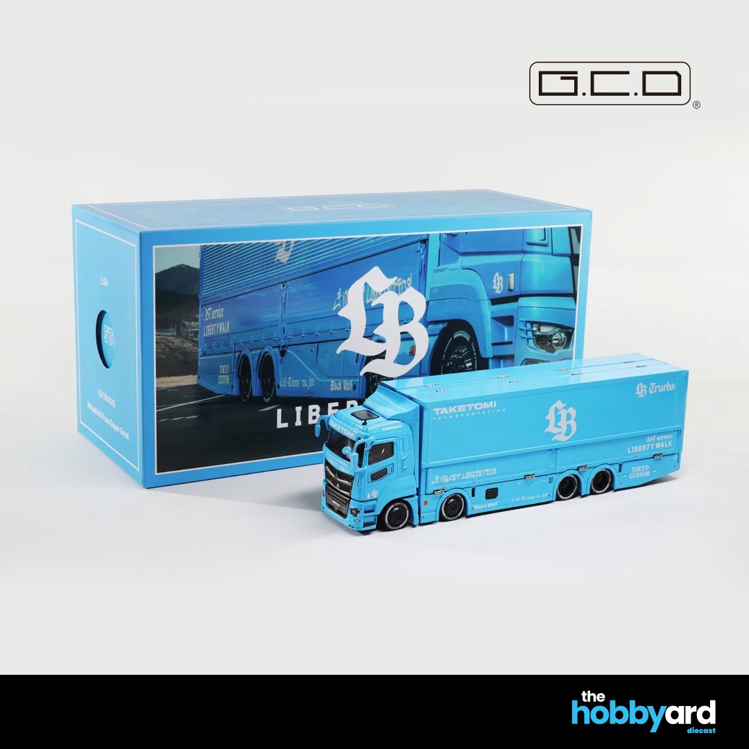 [READY STOCK] GCD 1/64 LBWK Mitsubishi LB-Trucks Fuso Super Great 2025 ...