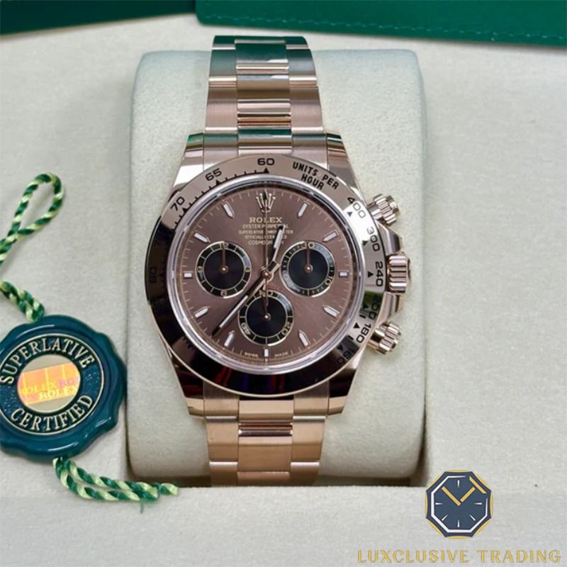 Updated Feb/2026 Rolex Cosmograph Daytona Rose Gold Chocolate Dial 40MM ...