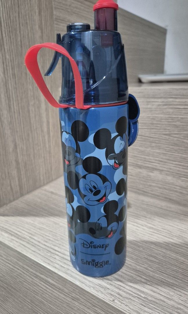Smiggle water bottle (Category: Water Bottles & Tumblers) located in Singapore. Submitted by roomtoshare (Listing ID 1410539345, Image 1). Description: Never use. Smiggle Tumblr. One pump for drink One spray for refreshing Good for the kid during sports or cycling Brand new, never use. Good for gift Only did trial to make sure it is working well. Purchase price was 30SGD Selling because too many buying gifts. Fast dealing, in SGP on friday 19/12 