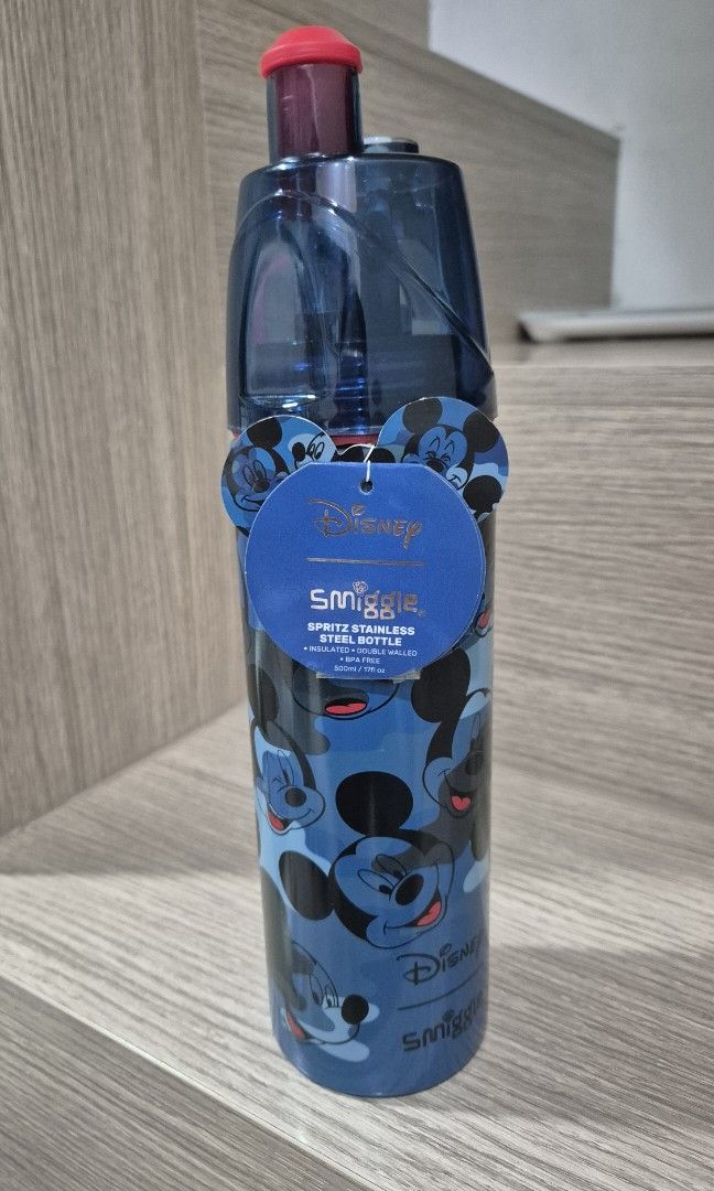 Smiggle water bottle (Category: Water Bottles & Tumblers) located in Singapore. Submitted by roomtoshare (Listing ID 1410539345, Image 2). Description: Never use. Smiggle Tumblr. One pump for drink One spray for refreshing Good for the kid during sports or cycling Brand new, never use. Good for gift Only did trial to make sure it is working well. Purchase price was 30SGD Selling because too many buying gifts. Fast dealing, in SGP on friday 19/12 