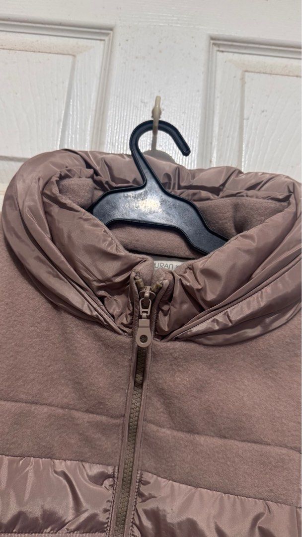Taupe Puffer Vest (Category: Coats, Jackets and Outerwear) located in Quezon City. Submitted by chamibee (Listing ID 1410468092, Image 2). Description: - Taupe Puffer Vest - Size: S - Stylish design - Perfect for layering.