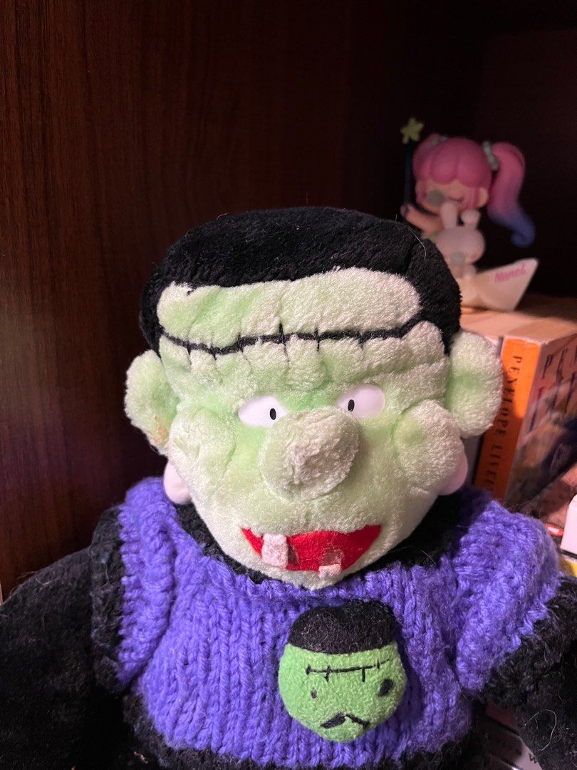 Vintage Frankenstein Plush Toy (Category: Plushies & Soft Toys) located in Malabon City. Submitted by declutteredbycole (Listing ID 1410380422, Image 2). Description: minor flaws about 13" tall.