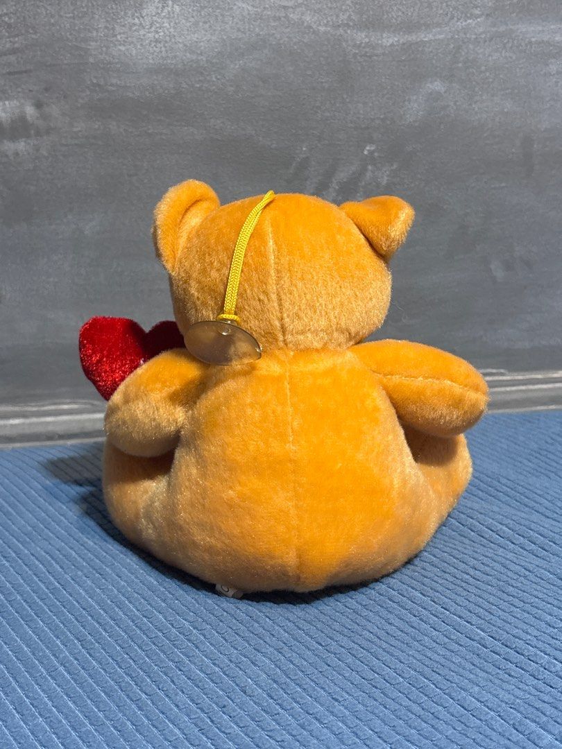 Vintage Teddy Bear with Heart (Category: Plushies & Soft Toys) located in Quezon City. Submitted by _rronnie (Listing ID 1410533452, Image 2). Description: - “I Love You” Heart pillow.