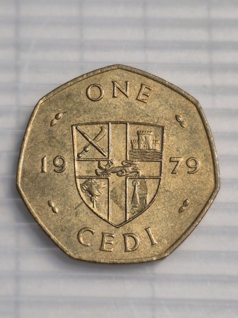 1979年迦納一塞地硬幣, 興趣及遊戲, 收藏品及紀念品, 錢幣- Carousell