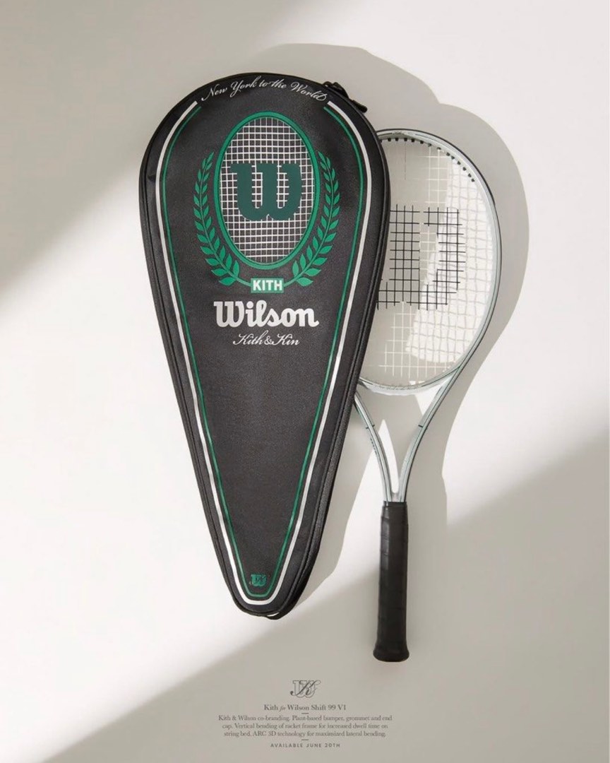 全新現貨Kith x Wilson Shift 99 V1 Tennis Racket, 運動產品, 運動與