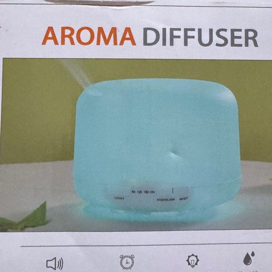 Aroma Diffuser (Category: Home Fragrance) located in Singapore. Submitted by ursoweirdeh (Listing ID 1410672126, Image 1). Description: Brand new.