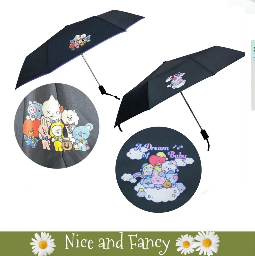 BT21 Automatic Folding Umbrella (Category: Coats, Jackets and Outerwear) located in Quezon City. Submitted by niceandfancy (Listing ID 1410558895, Image 1). Description: .