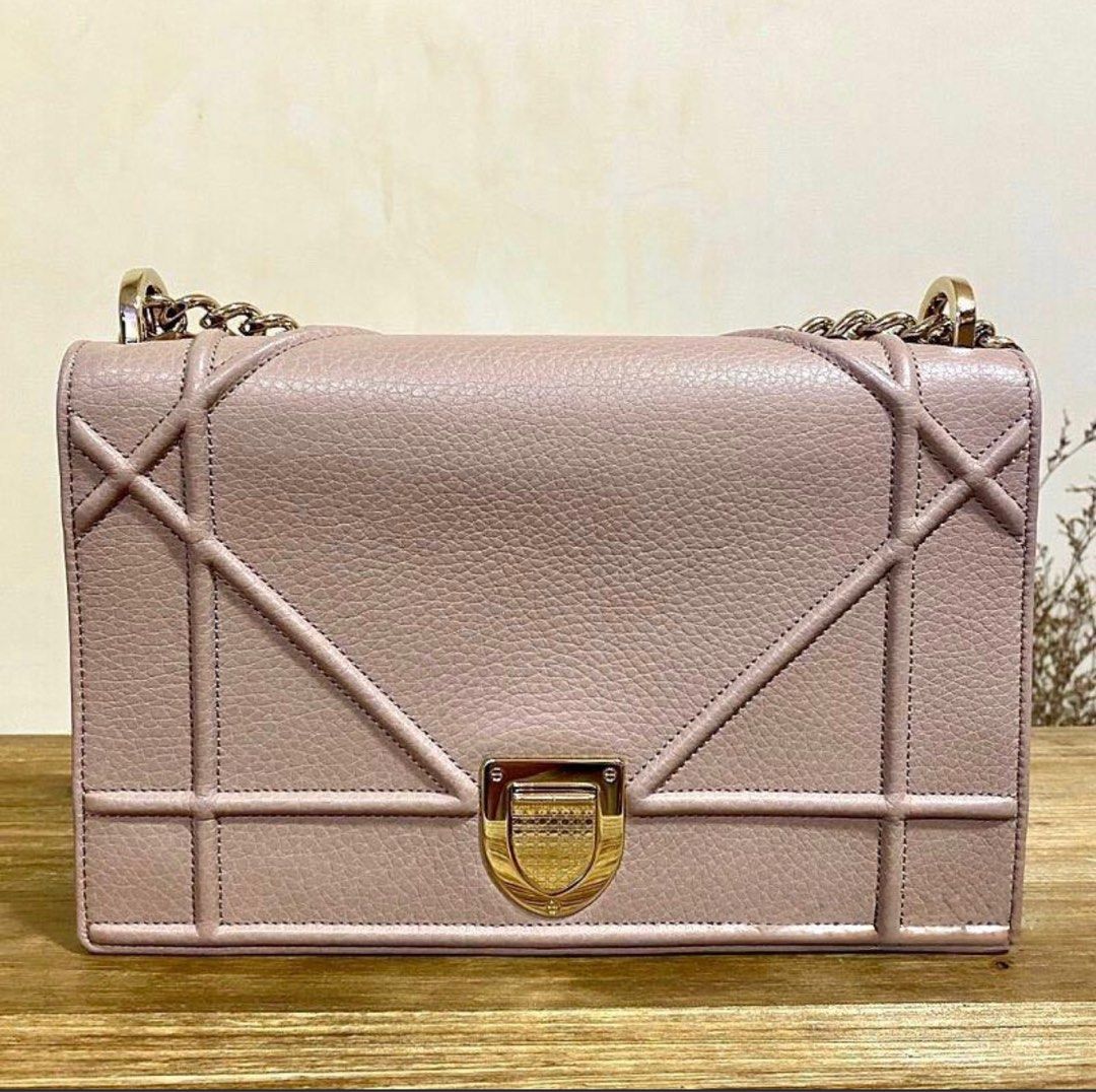 Dior Diorama Shoulder Bag (Category: Luxury Bags & Wallets) located in Taguig. Submitted by baghabitmnl (Listing ID 1410405667, Image 3). Description: Christian Dior Diorama bag Medium size Complete with card, receipt and dust bag Like a Chanel le boy bag.