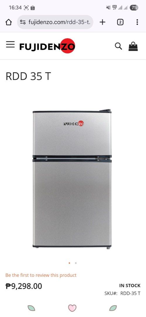 Fujidenzo 3.5 cubic personal ref inverter (Category: Refrigerators and Freezers) located in Quezon City. Submitted by swift.ambucaykatherineingr (Listing ID 1410640968, Image 1). Description: Napanalunan sa raffle. For pick up sm manila.