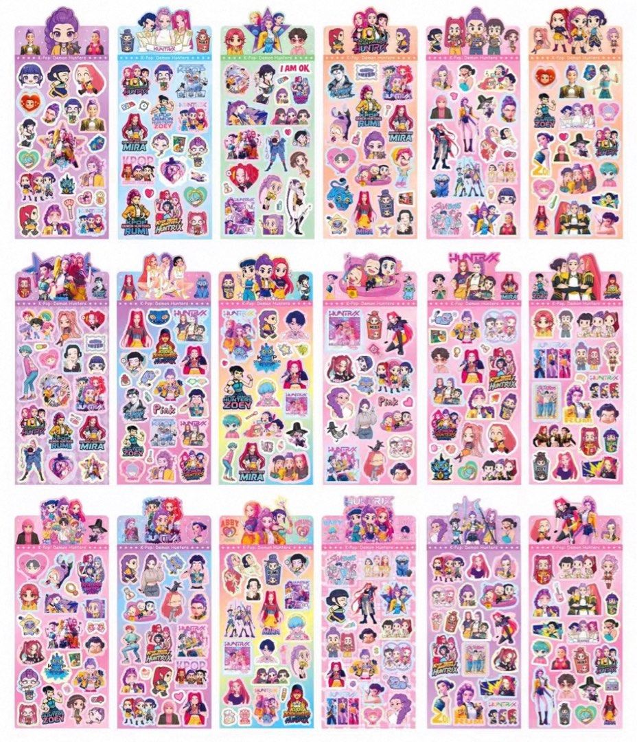 Kpop Demon Hunters Stickers Shiny, Hobbies & Toys, Stationery &
