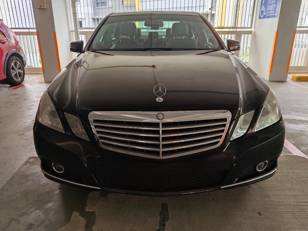 Mercedes-Benz E-Class Saloon E250 CGI BlueEFFICIENCY Elegance (Category: Used Cars) located in Singapore. Submitted by yeshe_tan (Listing ID 1410568434, Image 3). Description: Excellent condition, well maintained for 17+yr old ride. Many legal mods, 19" staggered rims on brand new RE005 performance tires, BC Coilover, Brembo BKK with 4pot front and rear, Stage 2 tuned with turbo muffler delete + throttle body port polish + hurricane filter, Full 