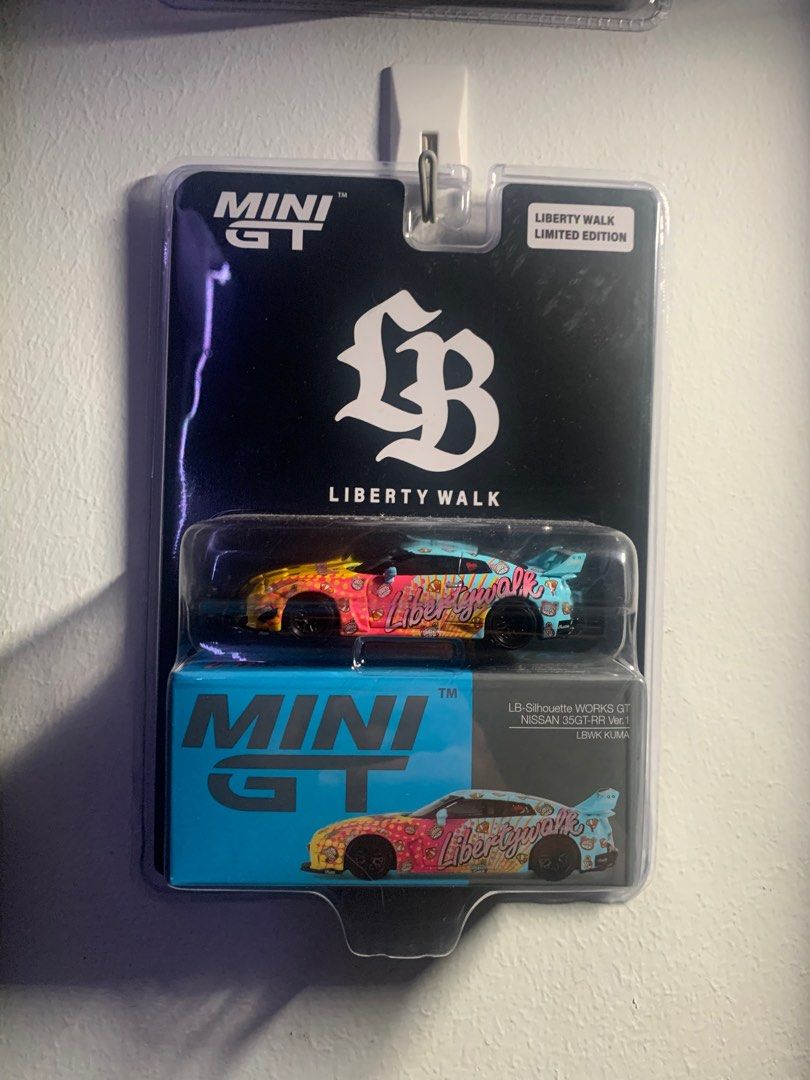 Mini GT LBWK R35 Kuma Black Card, Hobbies & Toys, Toys & Games on Carousell