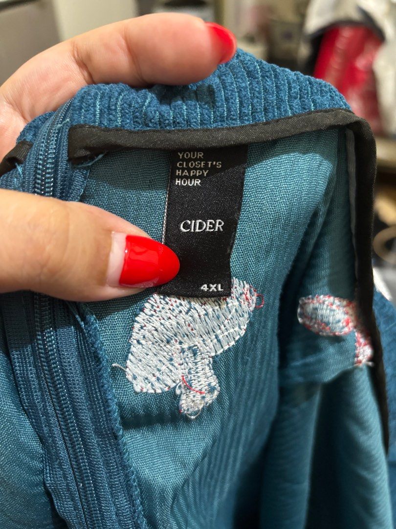 Plus Size Mushroom Design Jumper Dress from Cider (Category: Rompers) located in Pasig City. Submitted by any_a (Listing ID 1410693310, Image 2). Description: Bought from Cider. Used only once. Size 4xl.