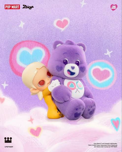 POP MART Zsiga X Care Bears Sharebear, Hobbies & Toys, Toys & Games on ...
