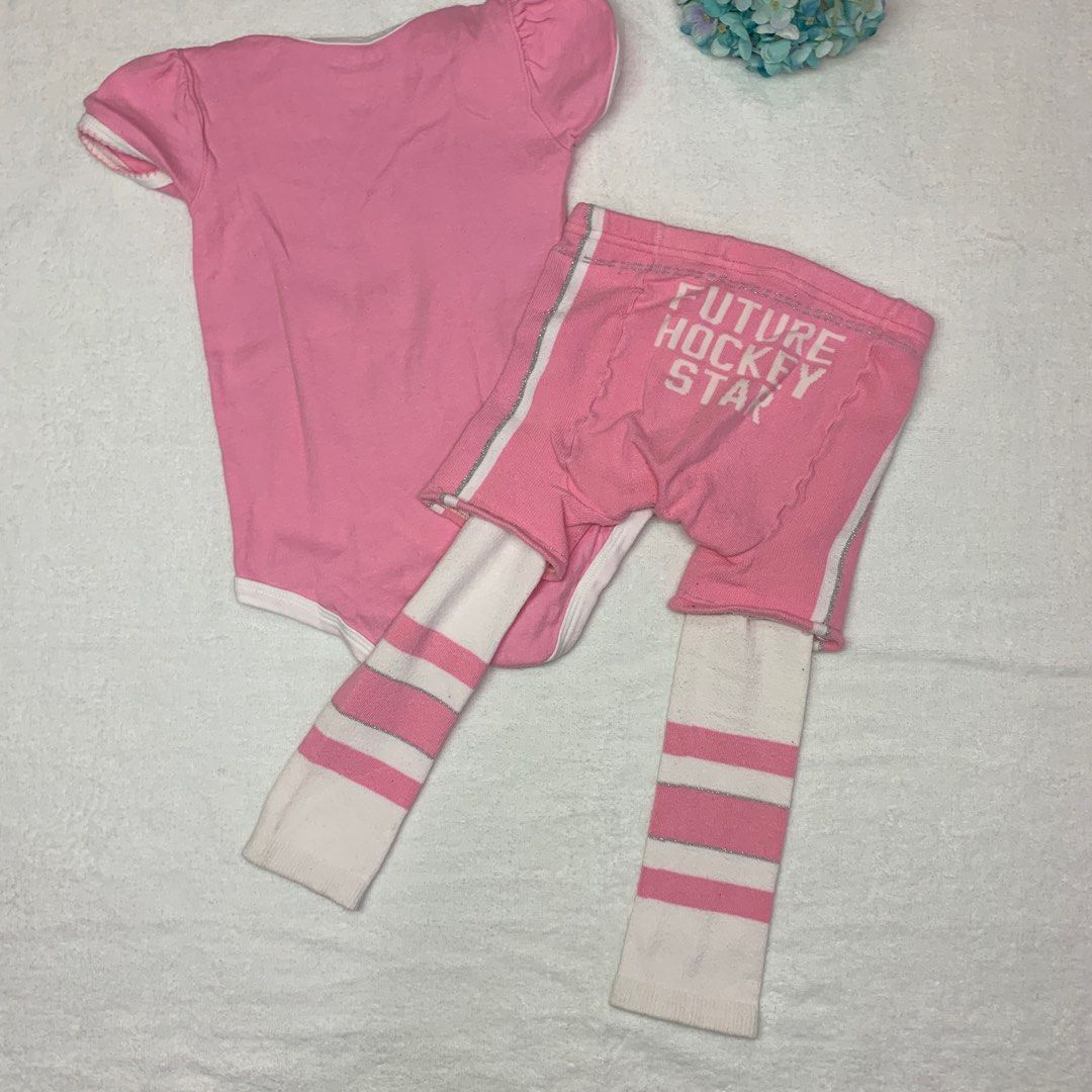 Reebok : Cutest Canucks Fan Set (24 mos) (Category: Babies & Kids Fashion) located in Quezon City. Submitted by hidden.panda (Listing ID 1410659782, Image 2). Description: * Original brand from Reebok and Agoo * From Vancouver Canada * perfect for Hockey fans * bottoms are a different brand by pairs nicely * RFS : outgrown #Hockey #Winter #canucks .