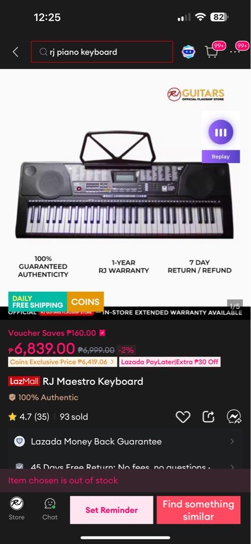 RJ Maestro Keyboard 61 keys (Category: Musical Instruments) located in Valenzuela. Submitted by kaelstoypalace (Listing ID 1410673574, Image 3). Description: Comes with a free stand worth 1k Still in prestine condition Rfs: my sons doesn’t want to continue his piano lessons.