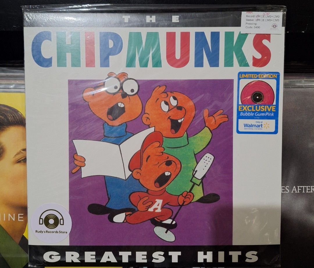 The Chipmunks Greatest Hits (Category: Vinyls) located in Manila. Submitted by rudysrecordsstore (Listing ID 1410580370, Image 1). Description: Buyers handle the shipping fee. But if the Buyer brought more than 3 vinyls in out store shipping fee is free. J&T outside Manila. Lalamove within Metro Manila..
