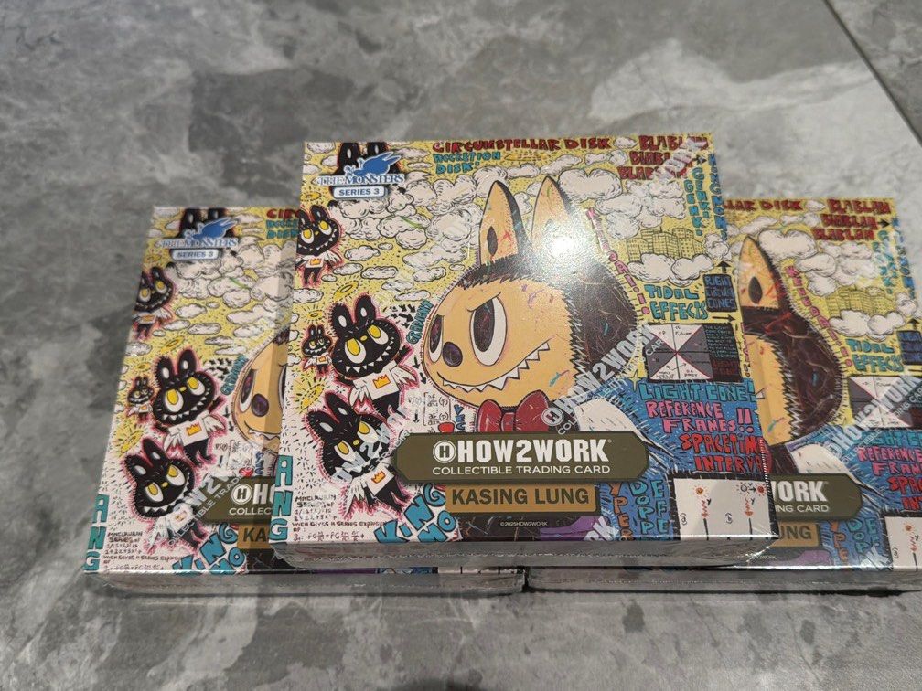 How2work - The Monsters Collectible Trading Card -Series 3 Sealed
