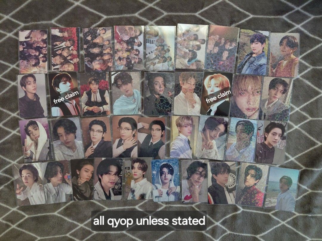 URGENT Bulk Cheap Photocard Postcard Album Unsealed POB freebie various groups merch plush decorated toploader signed (Category: K-Wave) located in Kuala Lumpur. Submitted by asilentsparkle (Listing ID 1410630761, Image 1). Description: include groups like enhypen, straykids, zerobaseone include fanmade merch like keychain, plush and photocard slot holder and decorated toploader include photocards, postcard, (some signed), unsealed album, fanclub