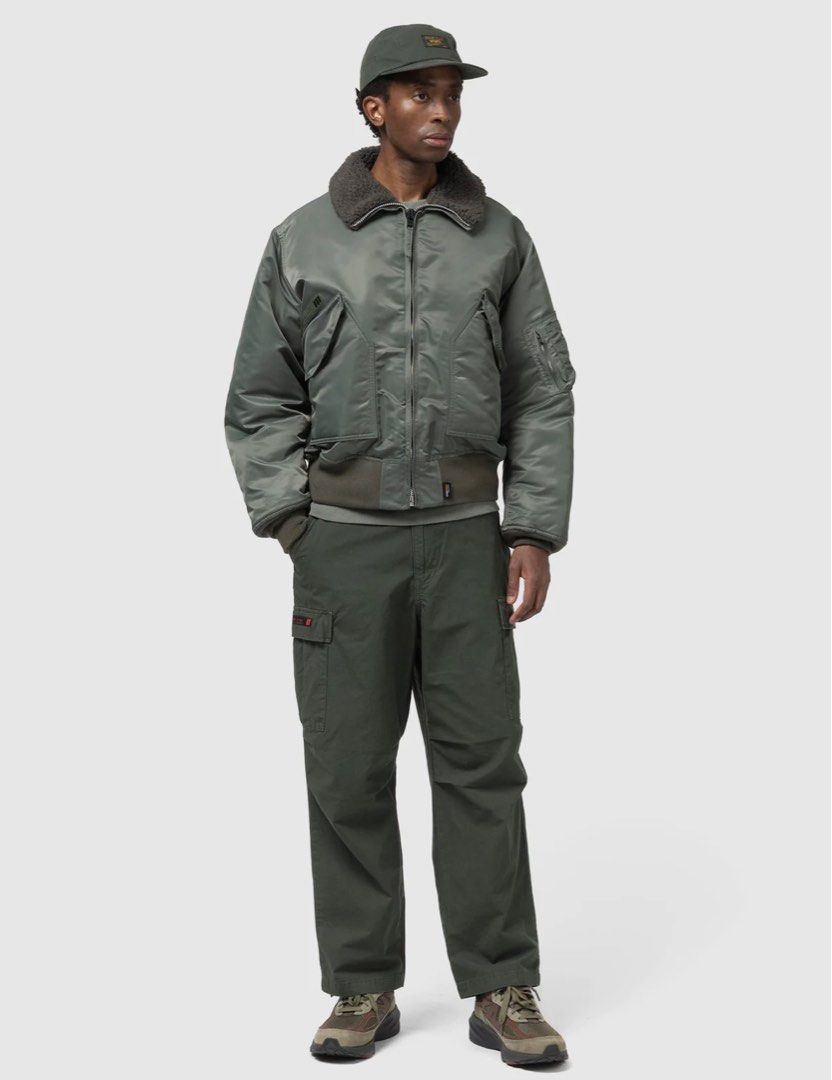 WTAPS ES / Jacket / Nylon. Satin. Cordura Olive Drab, 男裝, 外套及
