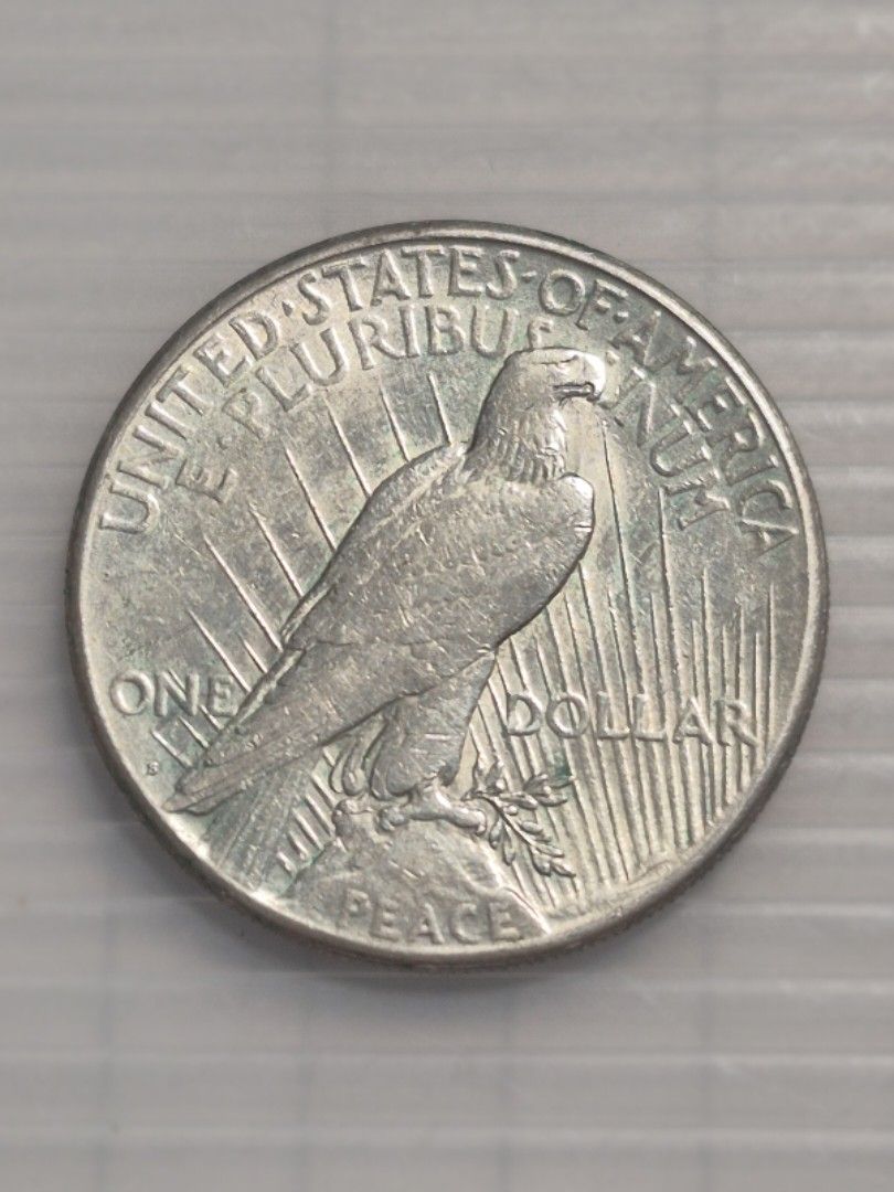 1922年和平銀幣United States of America, 興趣及遊戲, 收藏品及紀念品, 錢幣- Carousell