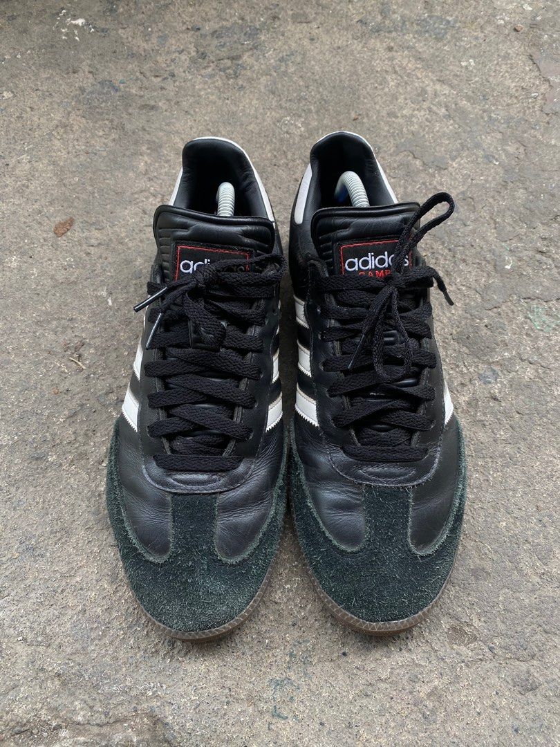 Adidas samba (Category: Sneakers) located in Davao. Submitted by pickthrift (Listing ID 1407453390, Image 2). Description: Authentic pair Us 10.5 Has minor scratches due to sign of usage 3000 shipped.