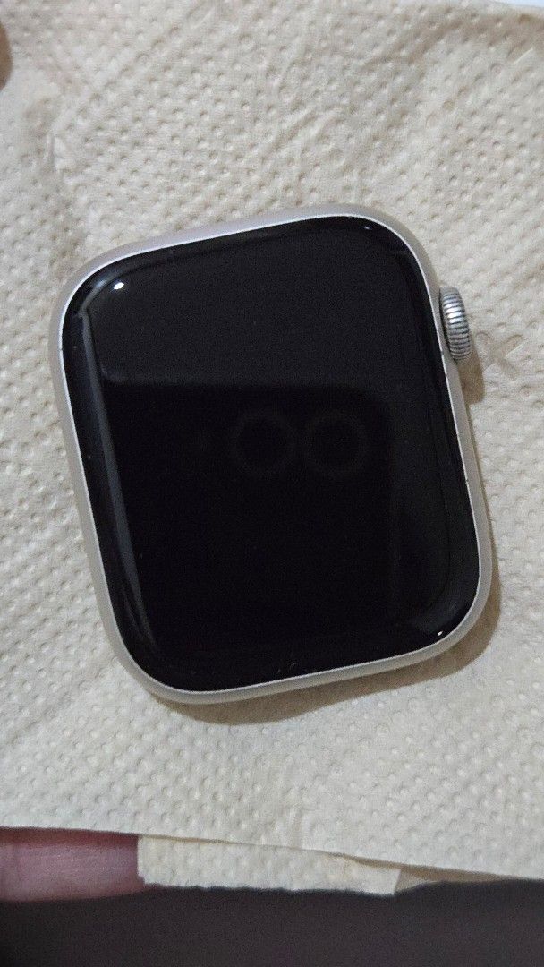 Apple Watch Series 8 45 MM STARLIGHT (Category: Wearables & Smart Watches) located in Quezon City. Submitted by itssomelicious (Listing ID 1407567094, Image 3). Description: Apple Watch Series 8 45 MM STARLIGHT Actual photos posted Complete with original straps, charger cable, box Loc: QC No issues Message if interested #Applewatch #SmartWatch.