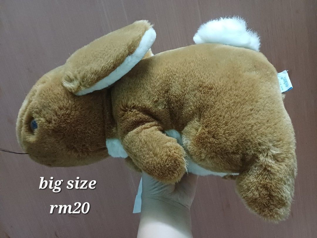 Big Brown Rabbit Plush Toy, Hobbies & Toys, Toys & Games on Carousell
