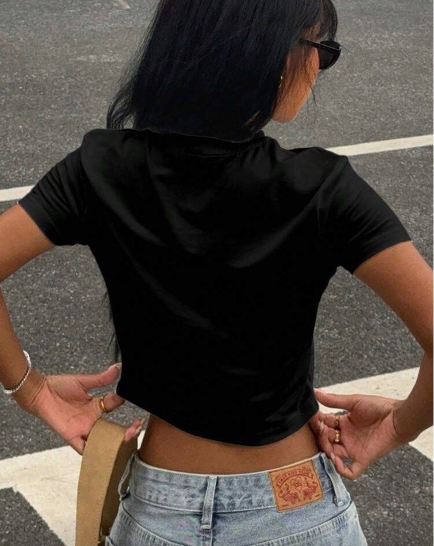 Cropped T Shirt (Category: Blouses) located in Manila. Submitted by clyssdcc (Listing ID 1407436466, Image 2). Description: .