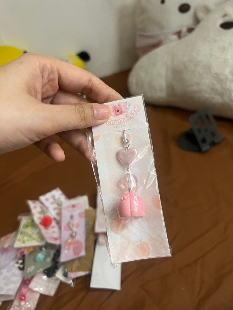 Cute Handmade Phone Charms (Category: Charms) located in Bacoor. Submitted by MAB_Store (Listing ID 1407562251, Image 3). Description: Price range from 39-99.