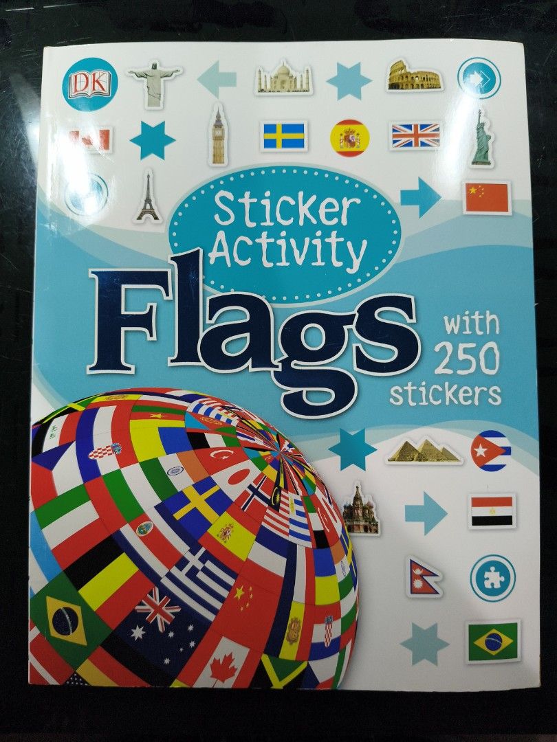 DK Sticker Activity Flags Book, Hobbies & Toys, Books & Magazines ...