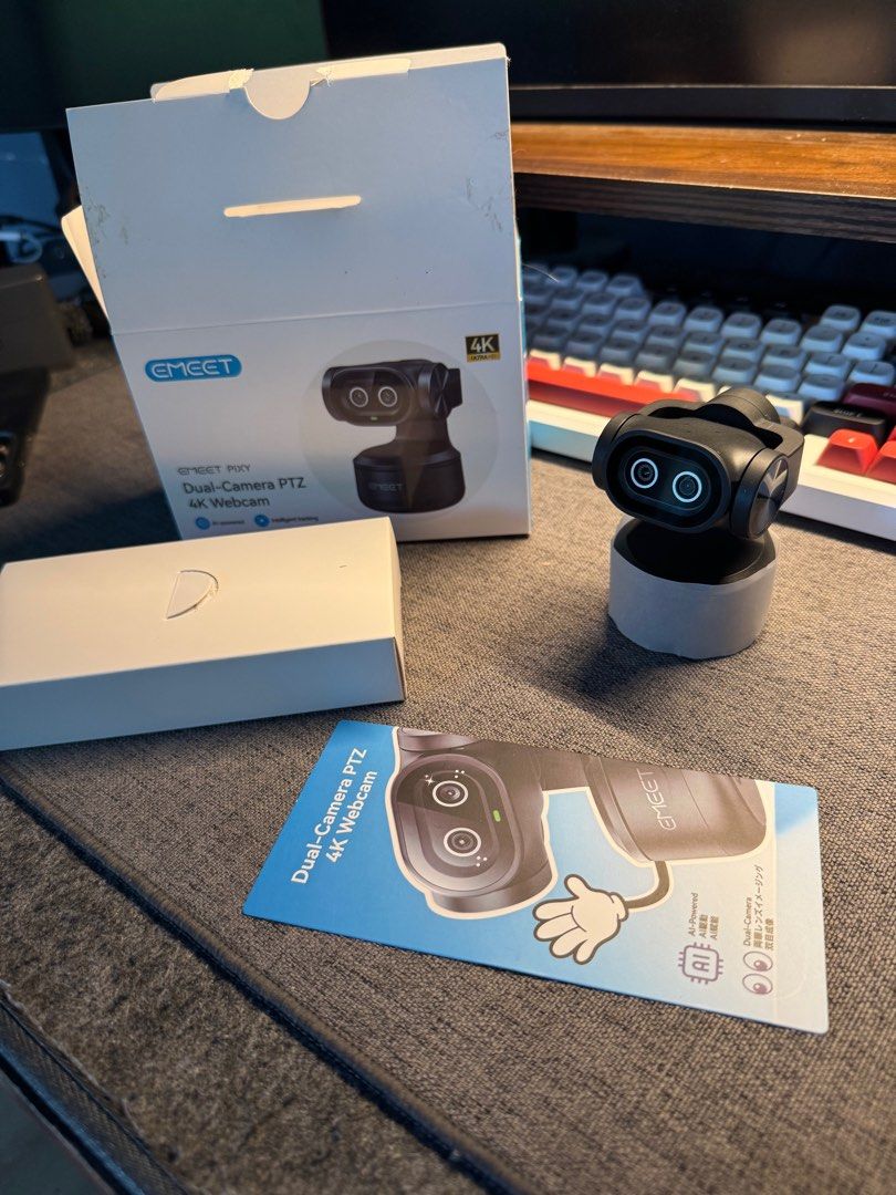 Emeet 4k webcam (Category: Webcams) located in Bacolod City. Submitted by BWMCAROUSEL (Listing ID 1407446912, Image 3). Description: Brandnew Opened just for unboxing review.
