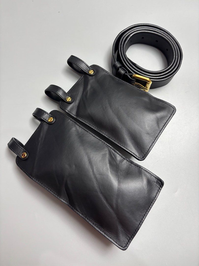 Fendi Utility Tool belt (Category: Luxury Bags & Wallets) located in Quezon City. Submitted by lucky.purelux.ph (Listing ID 1407546756, Image 3). Description: black calf leather Fendi Utility Tool belt with two removable pouches and gold-tone FF logo buckles Perfect for iPhone Pro Max.
