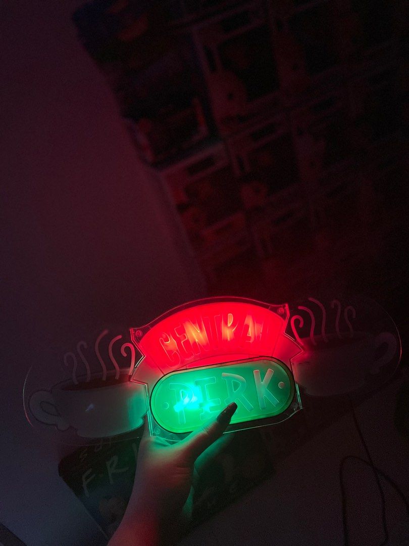 Friends Central Perk Led light display (Category: Western Merchandise) located in Caloocan City. Submitted by B.DeclutteRED (Listing ID 1407381442, Image 2). Description: No box, no chord. (Android chord only) .
