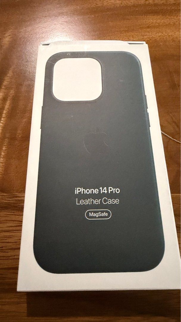 Iphone 14 pro - apple leather case (purple) (Category: Cases & Sleeves) located in Makati City. Submitted by taffyjelly (Listing ID 1407389859, Image 1). Description: Original apple leather case in purple for iphone 14 pro. Slightly used. RFS: decluttering SF c/o buyer.