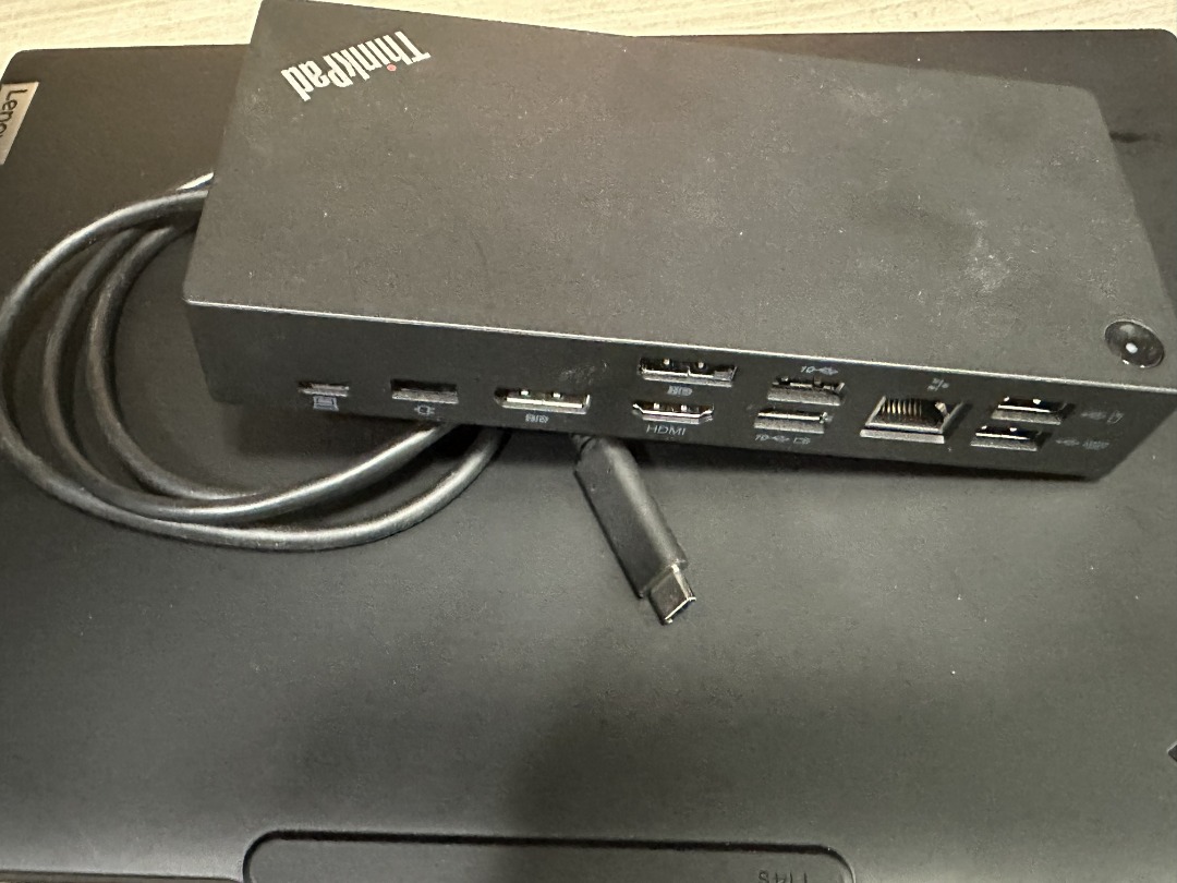 Lenovo ThinkPad USB-C Dock Gen2, Computers & Tech, Parts & Accessories ...