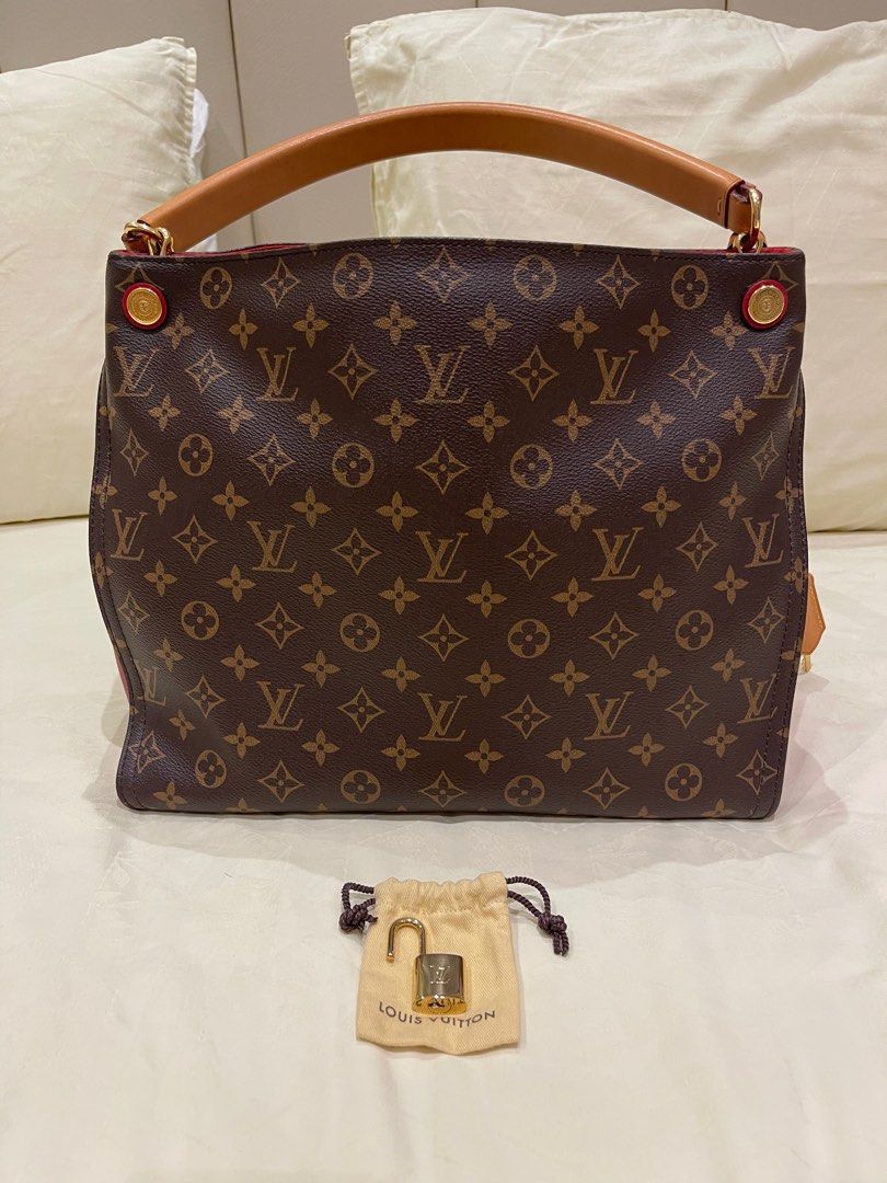 Louis Vuitton Gaia Cerise Monogram Handbag (Category: Luxury Bags & Wallets) located in Calamba. Submitted by lorlina (Listing ID 1407426229, Image 2). Description: RFS: Decluttering. Hardly use. No dustbag but with box.