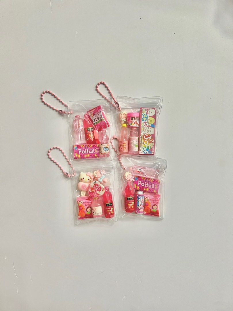 Miniature Food Keychains (Category: Character Goods) located in Bacoor. Submitted by MAB_Store (Listing ID 1407562298, Image 3). Description: Price range from 39-99.